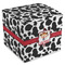 Cowprint Cowgirl Cube Favor Gift Box - Front/Main