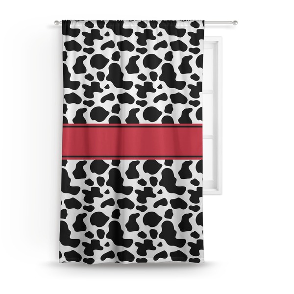 Custom Cowprint Cowgirl Curtain - 50"x84" Panel