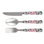 Cowprint Cowgirl Cutlery Set (Personalized)