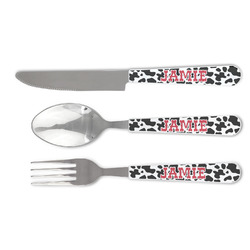 Cowprint Cowgirl Cutlery Set (Personalized)