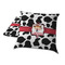 Cowprint Cowgirl Decorative Pillow Case - TWO