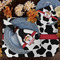Cowprint Cowgirl Dining Set