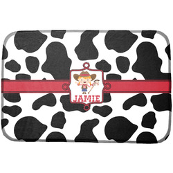 Cowprint Cowgirl Dish Drying Mat (Personalized)