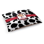 Cowprint Cowgirl Dog Bed - Medium w/ Name or Text