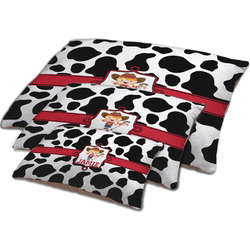 Cowprint Cowgirl Dog Bed w/ Name or Text