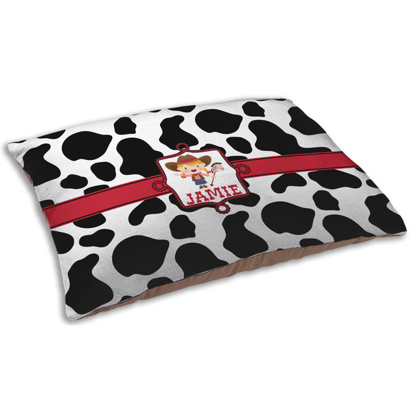 Cowprint Cowgirl Dog Beds - SMALL