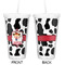 Cowprint Cowgirl Double Wall Tumbler with Straw - Approval