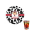 Cowprint Cowgirl Drink Topper - XSmall - Single with Drink