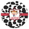 Cowprint Cowgirl Drink Topper - XSmall - Single