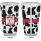 Cowprint Cowgirl Pint Glass - Full Color - Front & Back Views