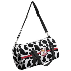 Cowprint Cowgirl Duffel Bag - Small (Personalized)