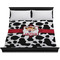 Cowprint Cowgirl Duvet Cover - King - On Bed - No Prop