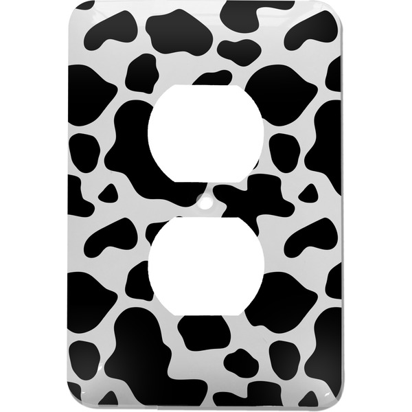 Custom Cowprint Cowgirl Electric Outlet Plate