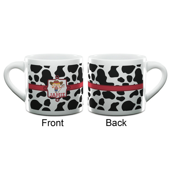 Cowprint Cowgirl Espresso Cup - 6oz (Double Shot) (APPROVAL)