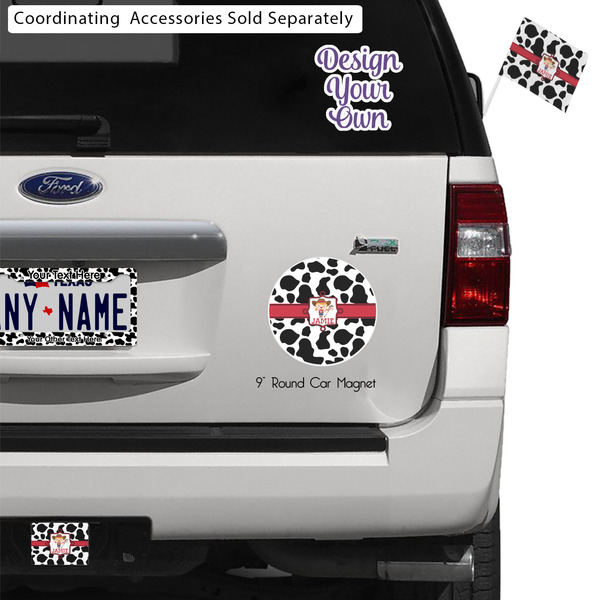 Cowprint Cowgirl Exterior Car Accessories