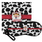 Cowprint Cowgirl Personalized Eyeglass Case & Cloth