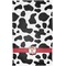 Cowprint Cowgirl Finger Tip Towel - Full View