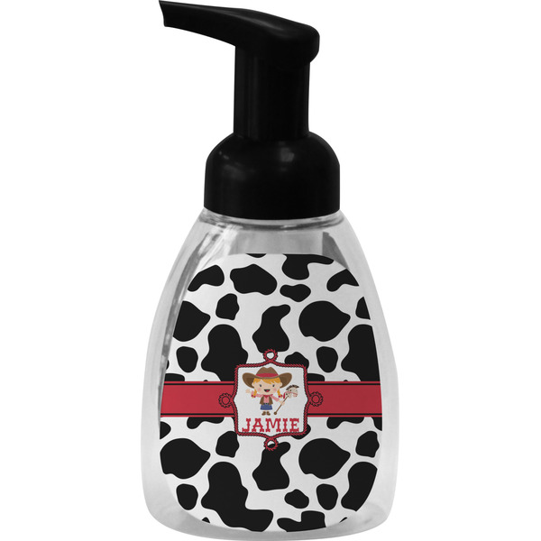 Cowprint Cowgirl Foam Soap Bottle