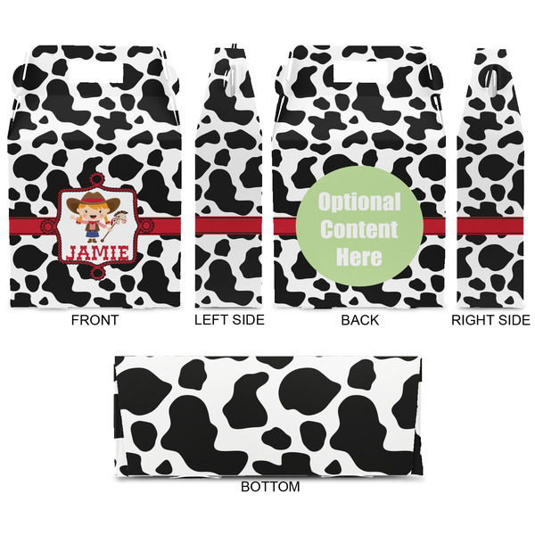 Cowprint Cowgirl Gable Favor Box - Approval