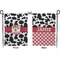 Cowprint Cowgirl Garden Flag - Double Sided Front and Back