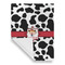 Cowprint Cowgirl Garden Flags - Large - Single Sided - FRONT FOLDED