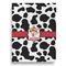 Cowprint Cowgirl Garden Flags - Large - Single Sided - FRONT