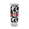 Cowprint Cowgirl Glass Shot Glass - 2oz - FRONT