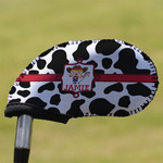 Cowprint Cowgirl Golf Club Iron Cover (Personalized)