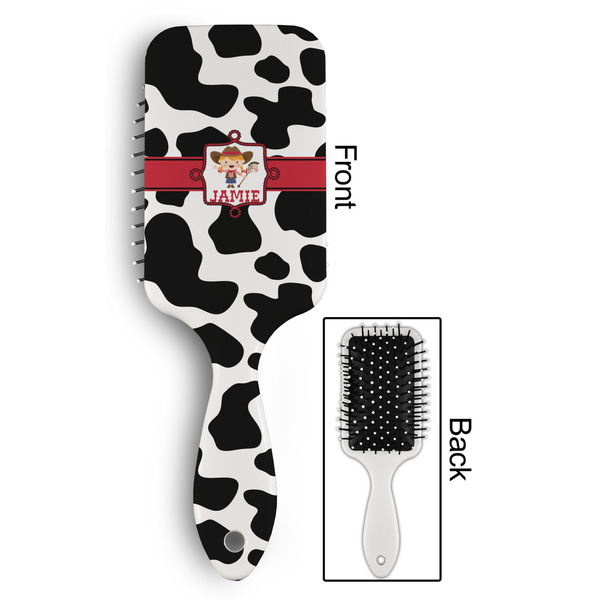 Cowprint Cowgirl Hair Brush - Approval