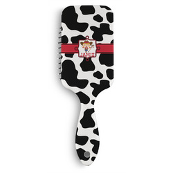 Cowprint Cowgirl Hair Brushes (Personalized)