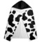 Cowprint Cowgirl Hooded Towel - Folded