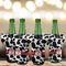 Cowprint Cowgirl Jersey Bottle Cooler - Set of 4 - LIFESTYLE
