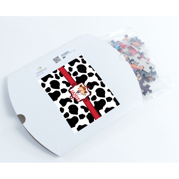 Cowprint Cowgirl Jigsaw Puzzle 110 Piece - Box