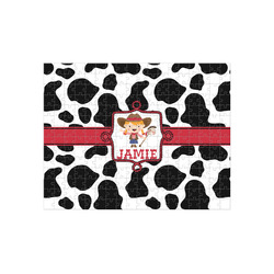 Cowprint Cowgirl 252 pc Jigsaw Puzzle (Personalized)