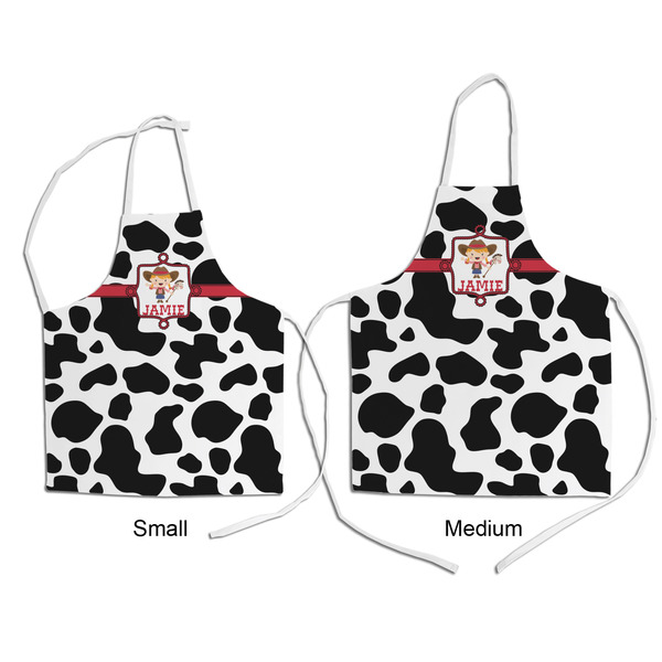 Cowprint Cowgirl Kid's Aprons - Comparison