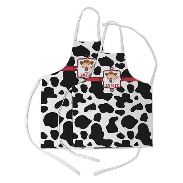 Cowprint Cowgirl Kid's Aprons - Parent - Main