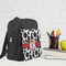 Cowprint Cowgirl Kid's Backpack - Lifestyle