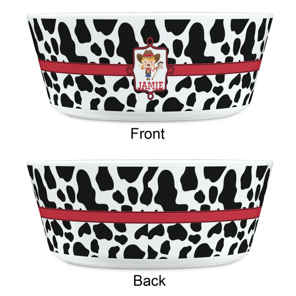 Cowprint Cowgirl Kids Bowls - APPROVAL