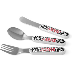 Cowprint Cowgirl Kid's Flatware (Personalized)