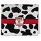 Cowprint Cowgirl Kitchen Towel - Poly Cotton - Folded Half