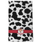 Cowprint Cowgirl Kitchen Towel - Poly Cotton - Full Front