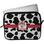 Cowprint Cowgirl Laptop Sleeve / Case - 13" (Personalized)