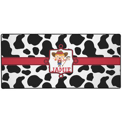 Cowprint Cowgirl Gaming Mouse Pad (Personalized)