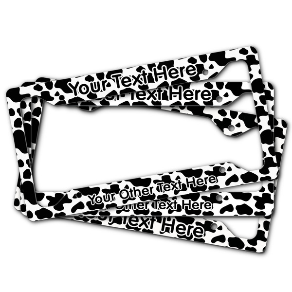 Cowprint Cowgirl License Plate Frames - (PARENT MAIN)