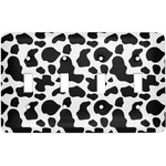 Cowprint Cowgirl Light Switch Cover (4 Toggle Plate)