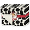 Cowprint Cowgirl Single-Sided Linen Placemat - Set of 4 w/ Name or Text