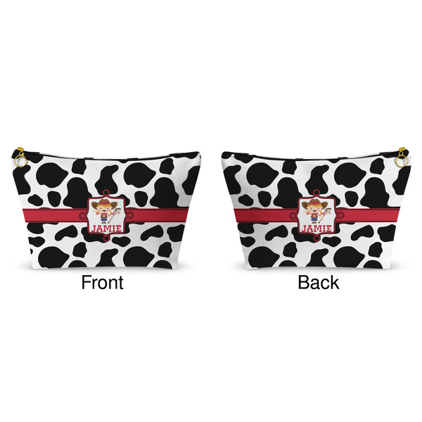 Cowprint Cowgirl Makeup Bag Approval