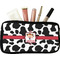 Cowprint Cowgirl Makeup / Cosmetic Bag - Small (Personalized)