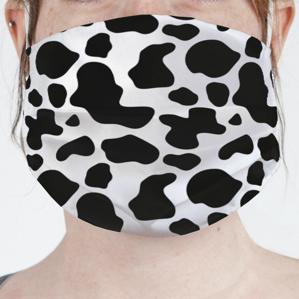 Custom Cowprint Cowgirl Face Mask Cover