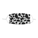 Cowprint Cowgirl Kid's Cloth Face Mask - XSmall